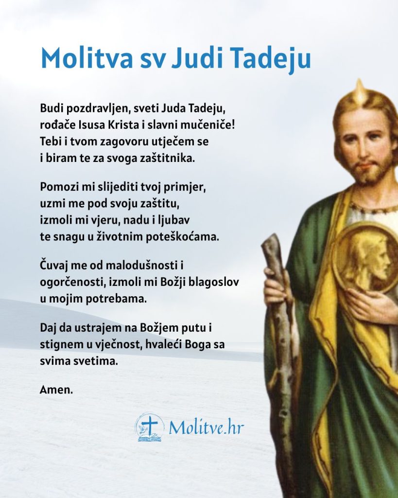Molitva sv Judi Tadeju