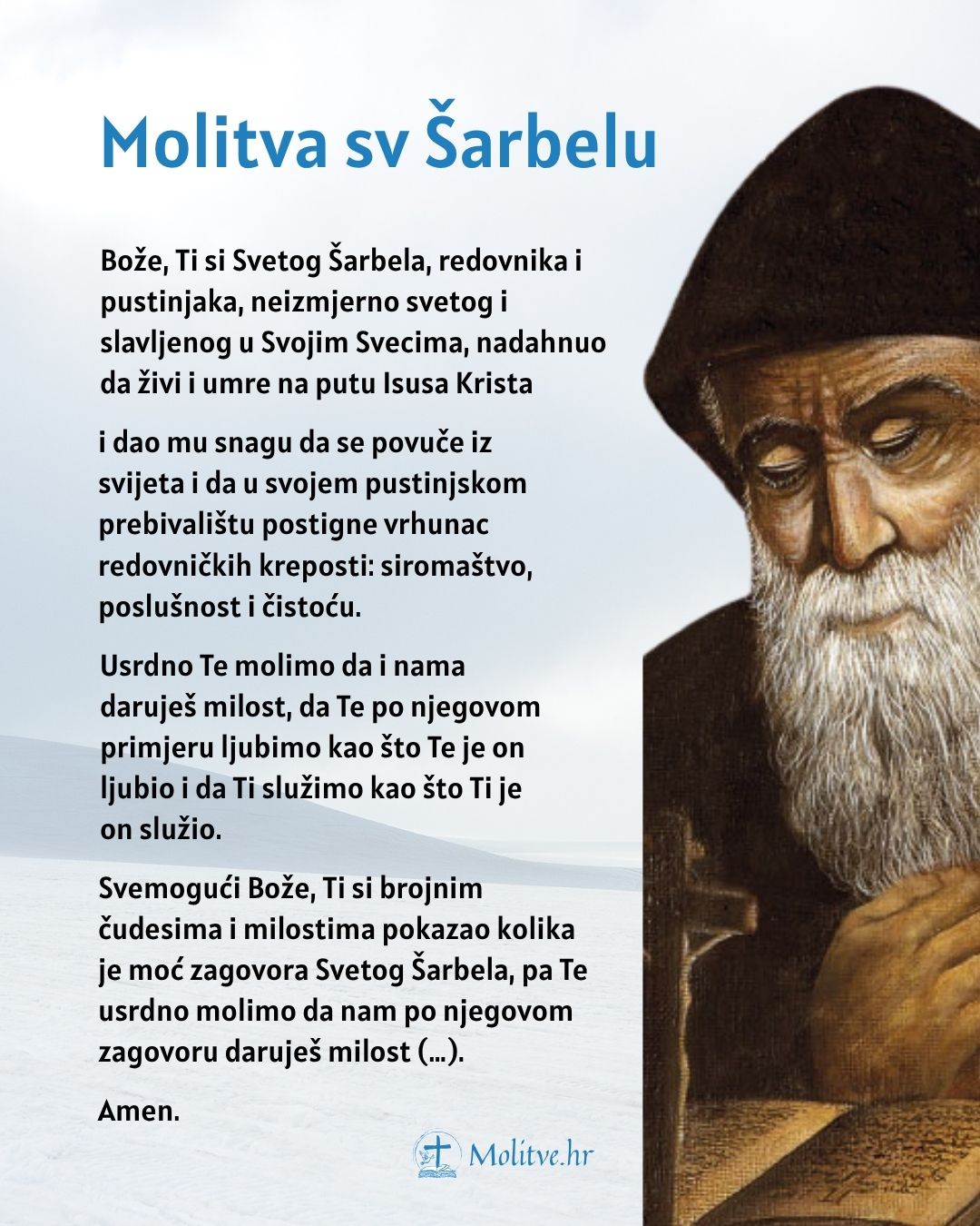 Molitva sv Šarbelu