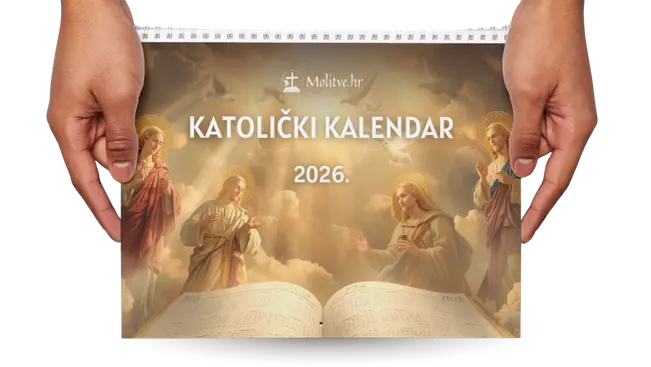 Katolički kalendar u rukama